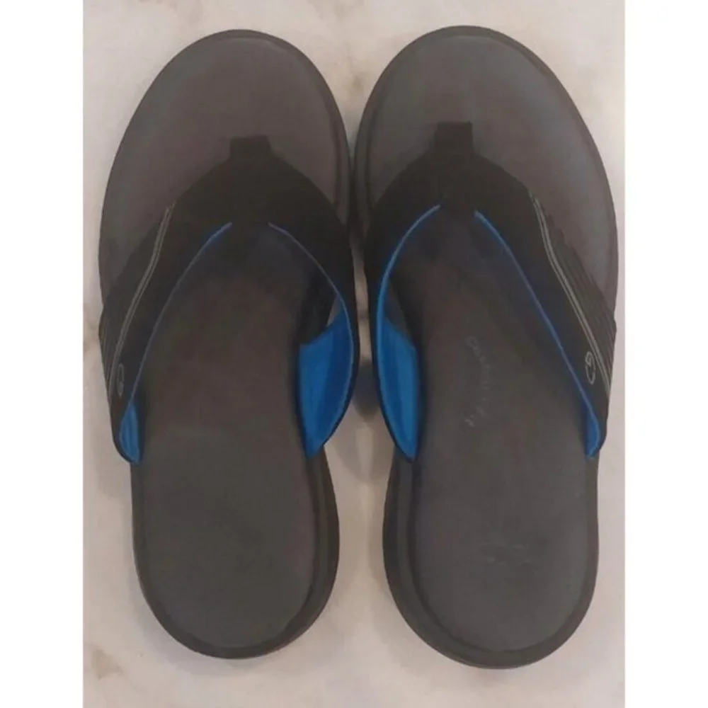 Champion C9 Sandals Men's 7/8 Cushion Fit Slide Slip‎ On Flats Black